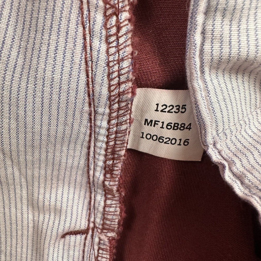 Peter Millar Dress Pants Men's 36x36 Pima Cotton Maroon Chino Office luxury golf - Picture 14 of 15